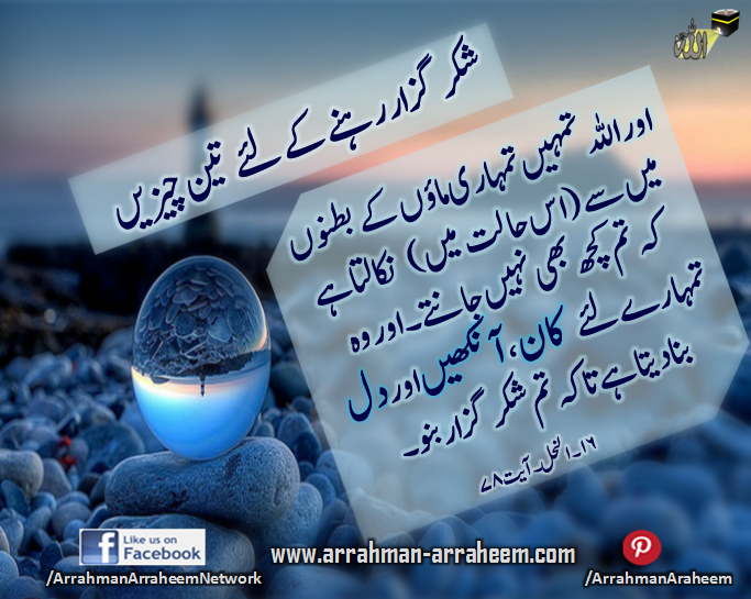 ability to become thankful_urdu_ArrahmanArraheem