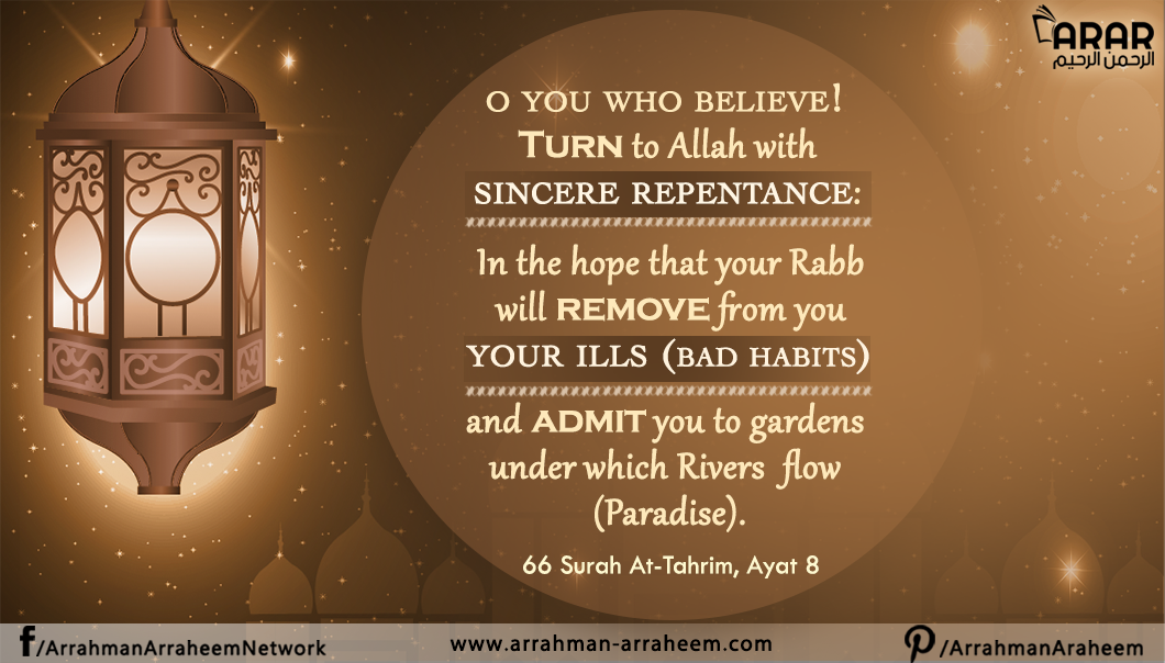 Sincere repentance